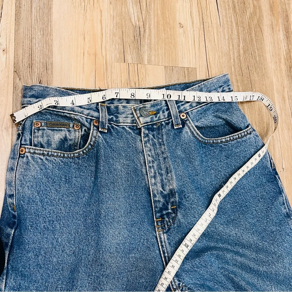 calvin klein Women’s Vintage 90s CHIC High Rise Tapered Jeans size 10 fi… - Picture 13 of 14